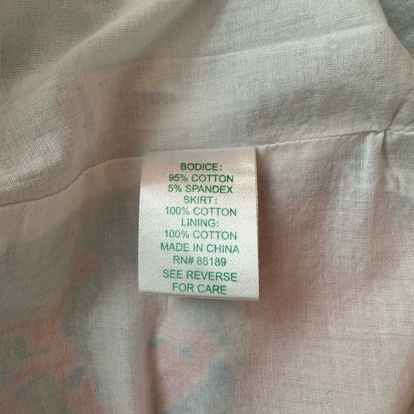 LILLY PULITZER ~ Colorful Patchwork Lined Halter Dress with Pockets size M - Picture 7 of 10